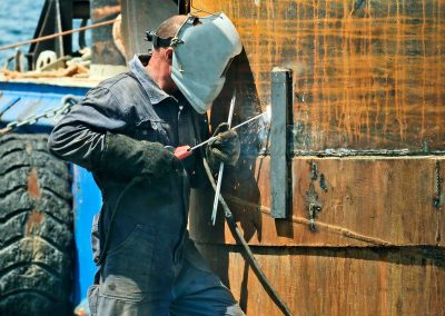 Velčić solarni generator varenje teških konstrukcija